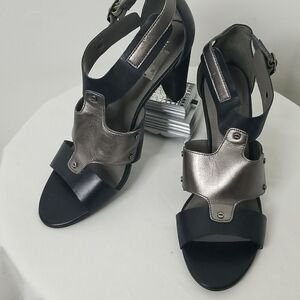Nine & Co. Black and Silver Heels       C2s1-45